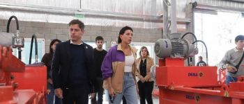 Quilmes: Mayra Mendoza y Axel Kicillof presentaron nuevo equipamiento para recolección diferenciada de residuos