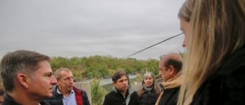 Berazategui: Axel Kicillof presentó un proyecto para la construcción de 120 viviendas en Plátanos