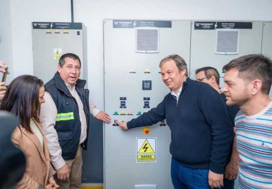 Almirante Brown: El gobierno inauguró un planta de saneamiento en Burzaco
