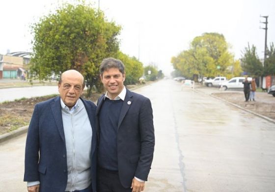 Axel Kicillof y Juan José Mussi inauguraron obras en Berazategui