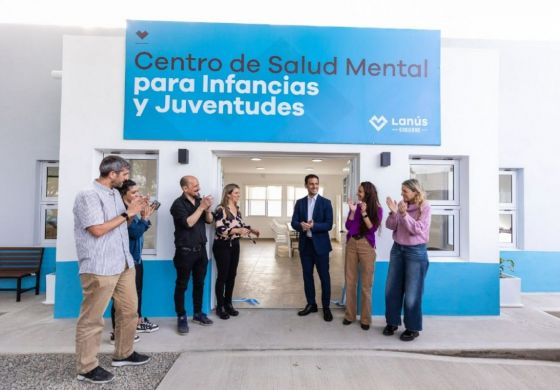 Julián Álvarez inauguró el Centro Comunitario de Salud Mental para Infancias y Juventudes en Monte Chingolo