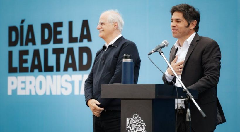 Kicillof en San Vicente: llamado a la unidad peronista y duras críticas a Milei en un acto cargado de mensaje político