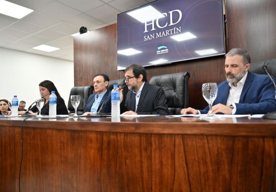 Fernando Moreira inauguró sesiones en San Martín con un fuerte eje en la protección social