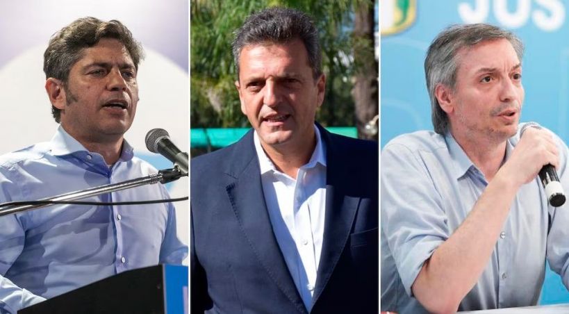 Cumbre en el peronismo: Massa, Máximo y Kicillof buscan una estrategia común para sostener las PASO